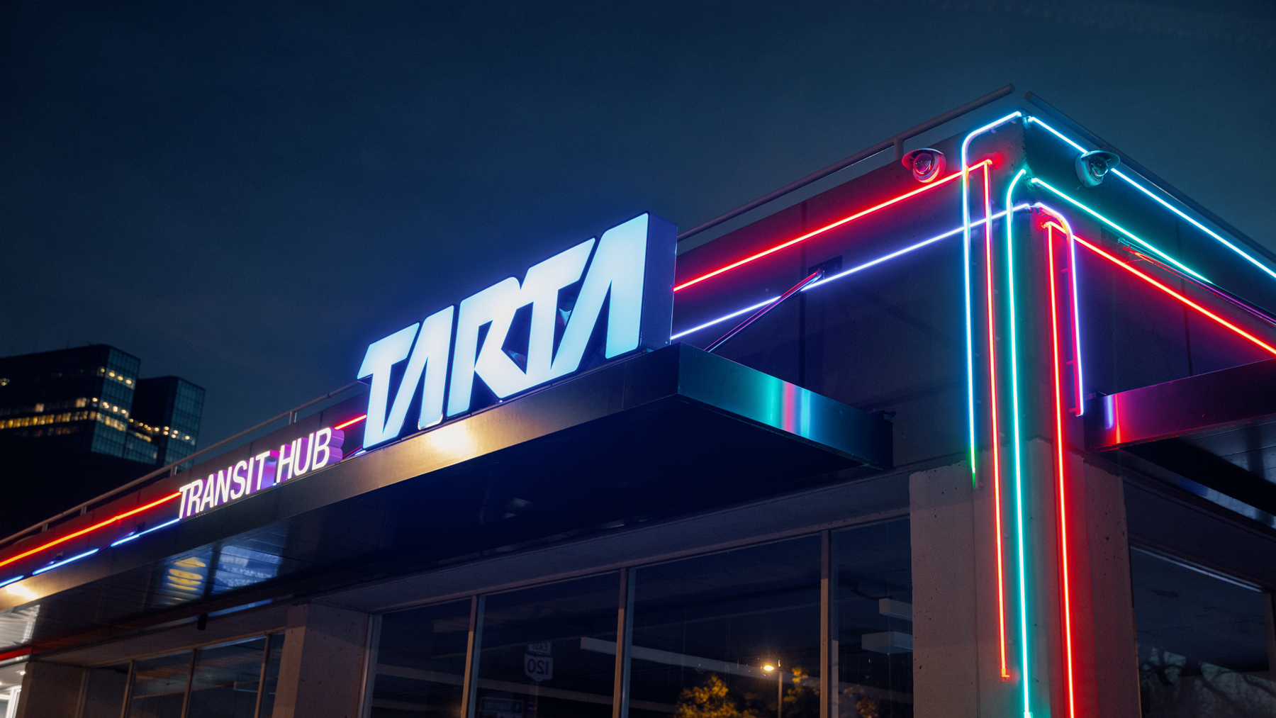 Tarta in Neon Lights